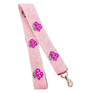 Sangle de sac classique faite à la main en polyester blanc perlé avec lettres dorées, accessoire de broderie de forme rectangulaire par MULTI CRAFT - Product Image 6