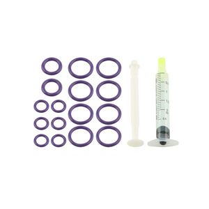 Kit di Raccordi per Tubi A/C 134a con O-Ring Neri, Componenti Completi per Sistemi HVAC - Product Image 5