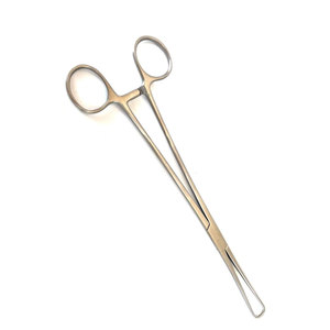 Pinzas Quirúrgicas de Acero Inoxidable de 10 Pulgadas, Instrumentos Médicos Veterinarios Reutilizables y Autoclavables, Herramienta de Agarre de Precisión para Hospital - Product Image 5
