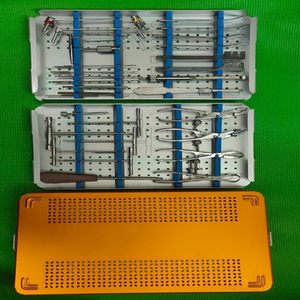 Azicon's Orthopedic Large Fragment Instrument Set Trauma Femur Tibia Bone Plate Screw Fixation <b>Drill</b> <b>Guide</b> Bender Tool Set - Product Image 2
