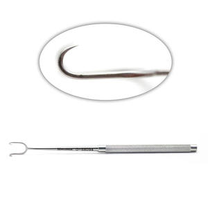 Print Manual High Quality <b>Neurosurgery</b> Hooks Surgical Medical Tebbetts Self Retaining Skin Hook Retractor 6" By Grip Surgical - Product Image 2