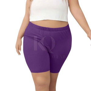 Shorts de cyclisme performants pour femmes, respirants, taille haute, séchage rapide, écologiques, en Spandex/Polyester, pour l'entraînement, la course et le yoga - Product Image 3