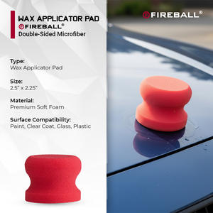Tampon applicateur de cire Fireball, tampon en mousse souple pour une application de cire lisse et uniforme, applicateur de taille mini pour un épilage détaillé - Product Image 3