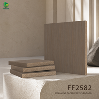 Panneau de particules MFC Jinbase FF2582 Chêne Gris 18mm E0, découpé sur mesure pour l'ameublement et la menuiserie