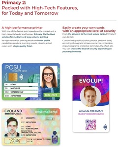 Evolis Primacy2 Dual-Sided Color ID Card <b>Printer</b> for Government Use 1-Year Warranty <b>USB</b>/Ethernet Interface 300/600DPI in Stock - Product Image 5