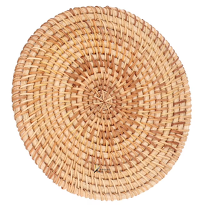 Accesorios de Cocina Bohemios Más Vendidos, Salvamanteles Redondos de Ratán 100% Naturales y Ecológicos - Product Image 3