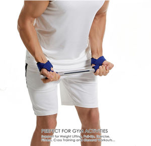 Sangles de poignet en métal robustes pour musculation, exercices de gym, tractions et powerlifting – Offre Spéciale - Product Image 2