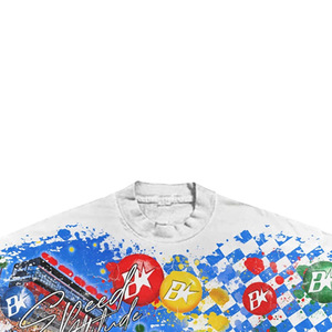 Brand <b>Men's</b> Short Sleeve 100% Cotton T-Shirt Custom Character Silk Screen Printed <b>Turtleneck</b> Formal Regular Fit Eco-Friendly - Product Image 2