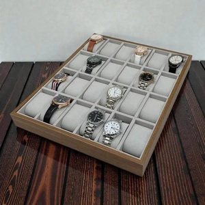 Boîte à montres en bois XXL à 6, 12 ou 24 emplacements, finition piano haute brillance, présentoir de luxe pour collectionneur avertis - Product Image 1