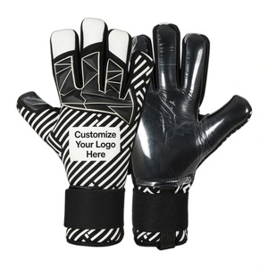 Gants de gardien de but de football professionnels avec paume en latex de 4 mm, forte adhérence, protection des doigts, gants de football pour hommes - Product Image 4