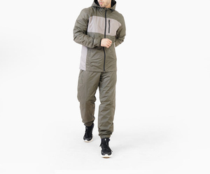 2026 Custom Men Tracksuits Zip up Nylon Jacket and Pants <b>Jogger</b> Gym Sets Tracksuit <b>Polyester</b> Unisex Printing Logo Track Suits - Product Image 1