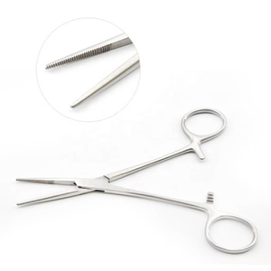 คีมคีบหลอดเลือดแดงเคลลี่ ยี่ห้อ COBECO INSTRUMENTS รุ่นพรีเมียม ขนาด 14 ซม. 16 ซม. แบบตรงและแบบโค้ง ทำจากเหล็กกล้าไร้สนิม ใช้สำหรับห้ามเลือดในงานผ่าตัด ได้รับมาตรฐาน CE ISO - Product Image 6