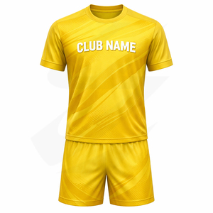 Wholesale <b>Soccer</b> Wear Football Uniform Jerseys Polyester Mesh Sports Clothing Team Wear Low MOQ - Product Image 2