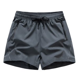Top Class <b>Men</b> Summer Casual Beach Board <b>Shorts</b> Quick Drying Black Canvas Trunks Elastic Drawstring Breathable Mid Waist <b>Short</b> - Product Image 1