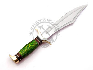 Cuchillo Bowie de Hoja Fija de Acero J2, Edición de Nueva Marca, Hecho a Mano, para Caza, con Mango de Madera, el Mejor Cuchillo de Supervivencia Afilado como una Navaja - Product Image 4