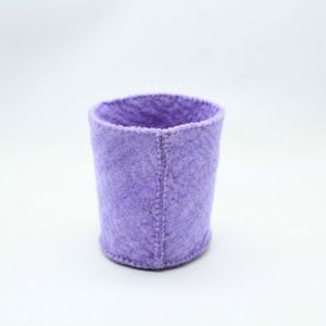 ตะกร้าเก็บของทำมือจากผ้าสักหลาดลายดอกเดซี่ลาเวนเดอร์ - Product Image 5