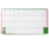 Jeu de Mahjong Vert Personnalisé Imprimé Créatif Funky Trade, Jeu de Loisirs de Bureau Multijoueur, Fourniture en Gros pour Magasins OEM ODM