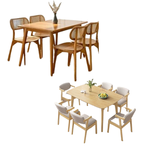 Ensemble de salle à manger de haute qualité, au design simple et moderne, ensemble de table à manger avec de nombreuses chaises pour le mobilier de salle à manger, prix de gros - Product Image 4