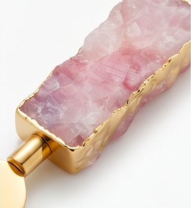 Stylish Metal <b>Cheese</b> <b>Knife</b> <b>Set</b> With Pink Stone Handle Durable Stainless Steel Blades For Kitchen Use Dining And Hotel Use - Product Image 2