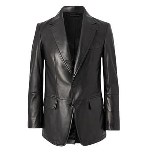Blazer en cuir pour homme à prix de gros, dernier style, très vendu, en cuir durable, entièrement personnalisable - Product Image 1