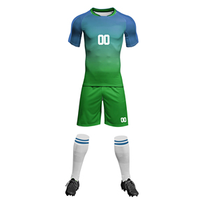 Uniforme de Fútbol Profesional para Entrenamiento de Club, Conjunto Deportivo con Camiseta de Manga Corta, Estampado Frontal, Secado Rápido, 100% Poliéster - Product Image 3