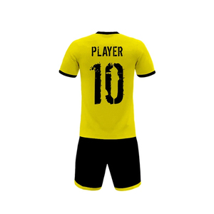 Uniformes de football personnalisés respirants unisexes, imprimés par transfert thermique, 100% polyester, séchage rapide, couleurs personnalisées - Product Image 6