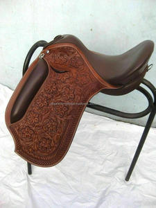 Silla de Montar Inglesa de Cuero Genuino de la Mejor Calidad para Caballos, Resistente, Nueva Llegada con Herramientas de Tallado - Product Image 3