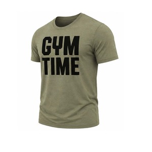 T-shirt de sport pour homme, respirant et anti-transpiration, extensible, pour entraînement et fitness, vêtements de sport personnalisables, fournisseur d'articles de fitness - Product Image 4