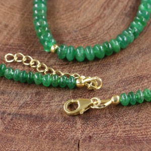 Smooth Beads <b>Necklace</b> Elegant Handmade Jewelry Handmade Smooth Bead <b>Necklace</b> Minimalist Fashion Jewelry - Product Image 1