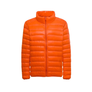 Men's High Street Winter Puffer Jacket Windproof Waterproof Bubble Padded <b>Quilted</b> Custom Logo Oversized Stand Collar <b>Single</b> - Product Image 2