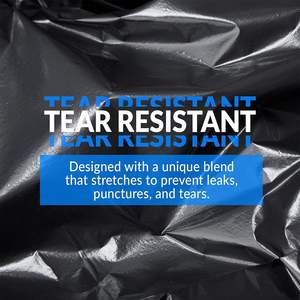 Paquete de 45 Bolsas de Basura Resistentes a Desgarros, Capacidad de 30 Galones, Multiusos, para Limpieza del Hogar y Jardín - Product Image 5
