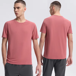 Camiseta Deportiva de Manga Corta para Hombre, Cuello Redondo, para Correr, Fitness, Entrenamiento, Secado Rápido - Product Image 1