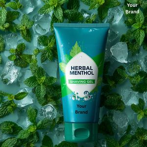 ODM OEM Custom Logo Organic Natural Herbal Menthol Shaving Gel Men's <b>Beard</b> Skin <b>Care</b> Non-Skin Irritating Moisturizer Strong Hold - Product Image 4