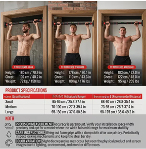 Adjustable Aluminum Alloy Doorway <b>Pull</b> Up <b>Bar</b> Multi Grip Chin Up <b>Bar</b> Punch Free <b>Home</b> Gym Use <b>for</b> Male - Product Image 4