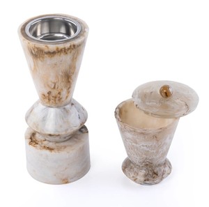 Art Empire Exports - Quemador de Incienso Árabe de Resina Beige de Lujo, Opción de Logotipo Personalizado, Uso Religioso, Decoración Natural para el Hogar con Fragancia - Product Image 2