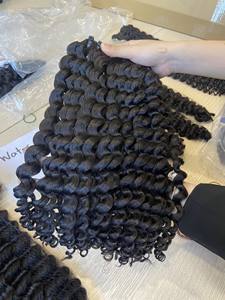 Extensiones de Cabello Baratas, Brillantes, con Ondas Profundas, de Excelente Forma, Textura Premium, Doble Trama, Cabello Virgen Remy Vietnamita, Encaje HD - Product Image 2