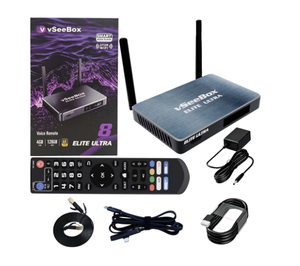 Caja de TV Metálica Vseevox en Oferta con 128 GB de Almacenamiento, 4 GB de RAM, Garantía de 3 Años, Altavoz Exterior Impermeable - Product Image 1