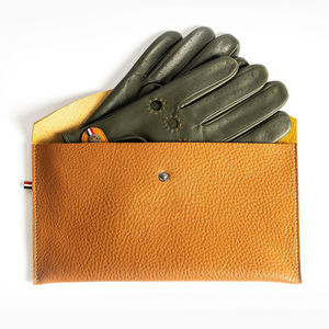 Gants de conduite ergonomiques en cuir véritable de haute qualité pour hommes et femmes, respirants, perforés, classiques, pour voiture, OEM ODM Snap - Product Image 6
