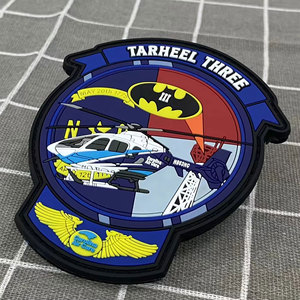 OEM Hot Sale Custom Made PVC Rubber Logo Patches Low Price Waterproof Sew-On Style for Clothing OEM Model Made in Pakistan - Product Image 3