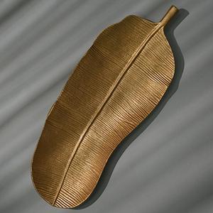 Grand plateau en feuille d'or, technique de moulage à la main, accessoires de table, plateaux décoratifs, décoration moderne, plateau de service de qualité alimentaire pour les fêtes - Product Image 4