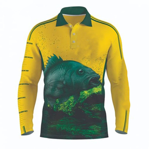 เสื้อตกปลาแบบสั่งทำพิเศษสำหรับผู้ชาย ปี 2026 ลายพิมพ์แบบ Sublimation สำหรับการแข่งขัน ป้องกันแสงแดด แห้งเร็ว ประสิทธิภาพสูง - Product Image 6