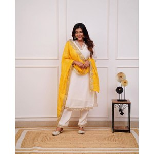 Beau haut et bas de fête avec ensemble élégant de taille Dupatta XL - Product Image 5