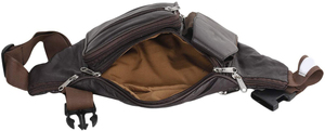 Sac de Poitrine et Bandoulière de Voyage en Gros pour Homme, Sacoche de Ceinture Sportive, Portefeuilles de Luxe en Cuir Véritable - Product Image 3