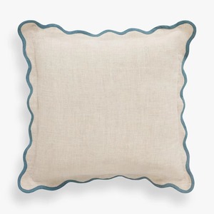 Linen Rectangle Cushion Cover with Ruffle Trim Nordic Style Handmade <b>Decorative</b> <b>Pillow</b> for Home Use - Product Image 3