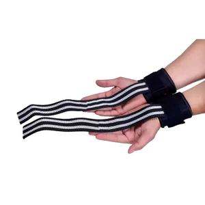 Sangles de musculation en néoprène rose et noir pour fitness, tractions, musculation, levage de poids, antidérapantes, protection avancée - Product Image 6