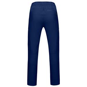 Pantalon de sport pour femme, imperméable, en polyester softshell, taille élastique, tissu extensible, fermeture éclair, longueur intégrale, pour l'hiver - Product Image 2