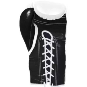 Professional Fight Gear Winning Boxing <b>Gloves</b> Premium Quality Genuine Leather <b>Lace</b>-Up White & <b>Black</b> Boxing <b>Gloves</b> For Training - Product Image 4