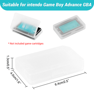Custodia Protettiva Trasparente in Plastica per Cartucce GBA, Copertura Antipolvere per Giochi Nintendo Game Boy Advance 5x (tk/temu) - Ordini con Ritiro in Negozio - Product Image 5