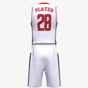 Uniformes de Baloncesto Nacionales Personalizados al por Mayor, Conjuntos Unisex Profesionales, Transpirables, Secos y Cómodos, Camisetas 100% Poliéster - Product Image 5