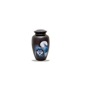 Urna Funeraria Personalizada para Mascotas, Mini Urna Conmemorativa Grabada a Mano, Estuche de Terciopelo, Hermoso Azul Oscuro, Grabado a Mano - Product Image 4